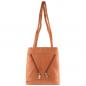 Preview: ALPENLEDER | Damen-Handtasche  MACHU PICCHU (naturbraun) 4717-n